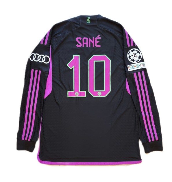 Leroy Sane's Bayern Munich 2023/24 Issued Shirt