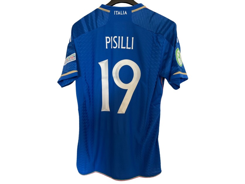 Pisilli's Match Shirt, Spain U19 vs Italy U19 2023