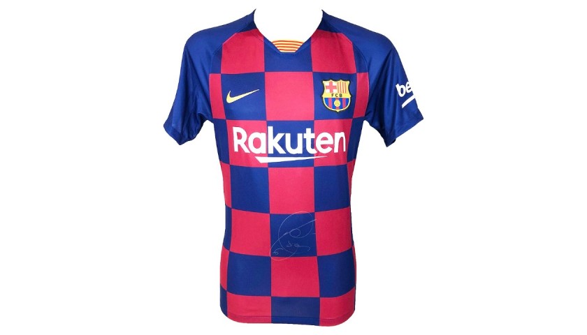 Xavi's FC Barcelona Signed Shirt