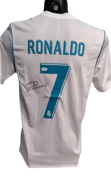 Cristiano Ronaldo Replica Real Madrid Signed Shirt, UCL Final Kyiv 2018