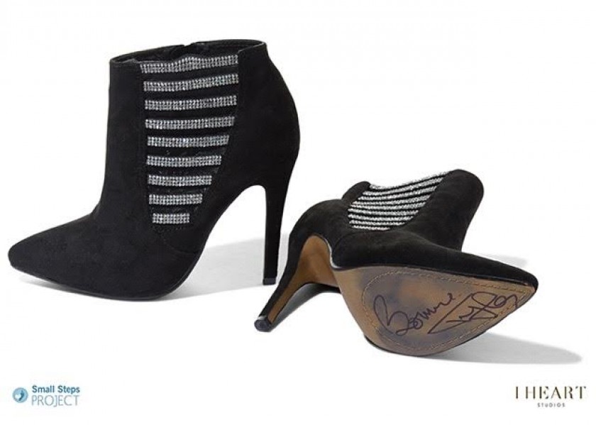 Bonnie Tyler's Autographed Quiz Stilettos from her Personal Collection