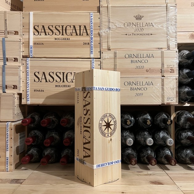 Sassicaia 2021 Magnum in Wooden Case Tenuta San Guido