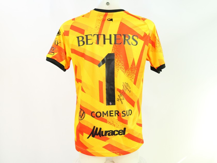 Bethers' unwashed Signed Shirt, Avellino vs Catania 2024 