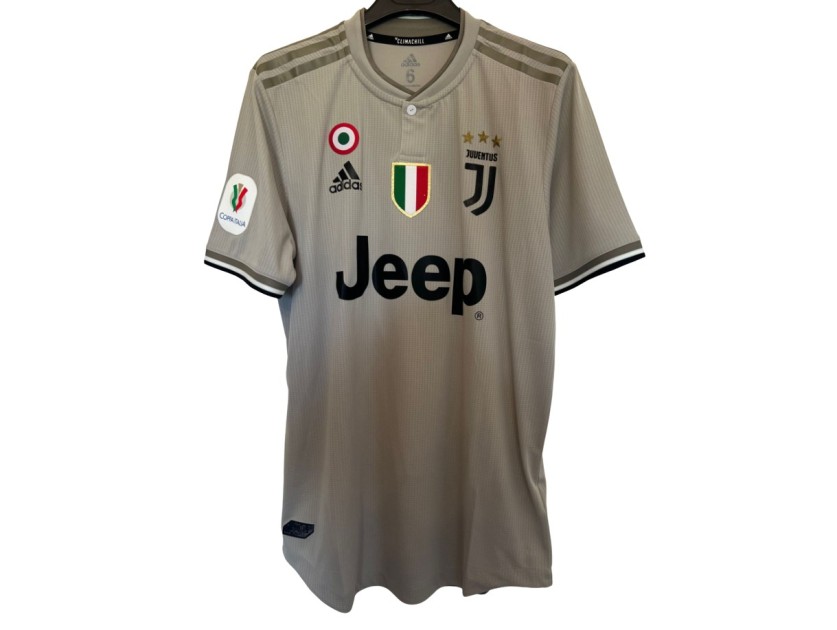 Pjanic's Juventus Match Shirt, Coppa Italia 2018/19 - CharityStars