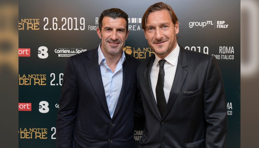 Enjoy a "Night of Kings" Soccer Experience with Totti and Figo 