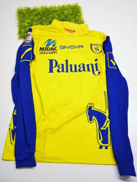 Chievo Verona match issued shirt, Paloschi, Serie A 2013/2014 - signed