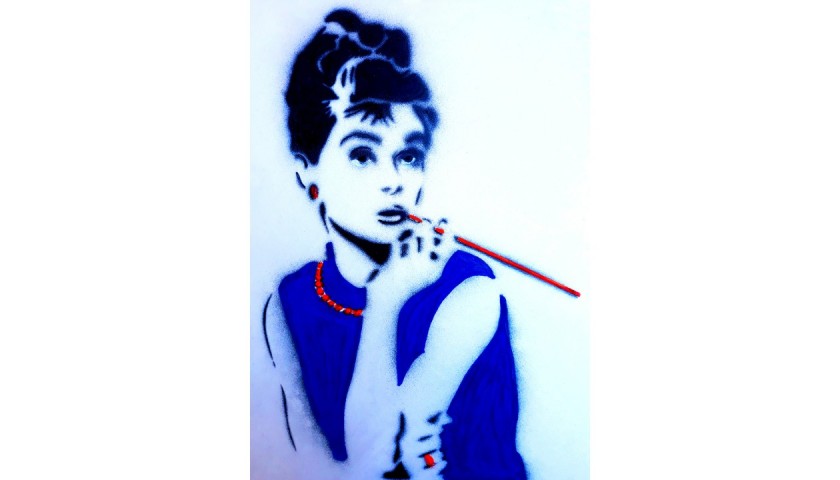 "Audrey Hepburn" NFT by Gabriele Salvatore