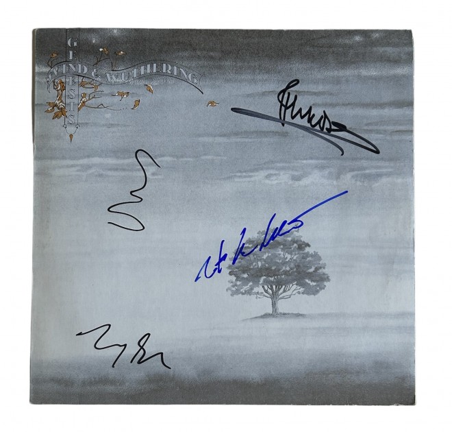 Genesis Signed 'Wind & Wuthering' Vinyl LP