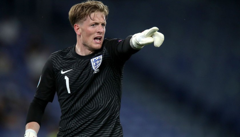 Jordan Pickford's England Signed Picture