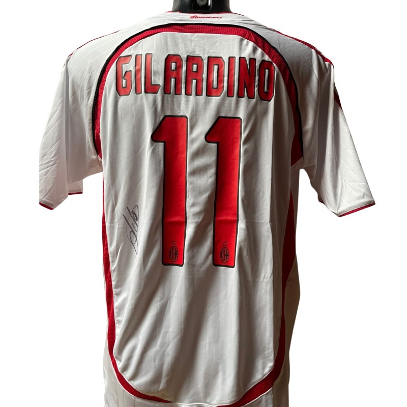 Maglia replica Gilardino Milan vs Liverpool, Finale CL 2007 - Autografata con videoprova