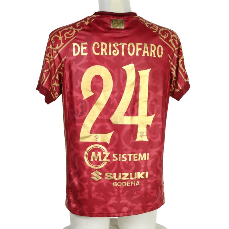 De Cristofaro's Signed Unwashed Shirt, Potenza vs Latina Coppa Italia Serie C Final 2026