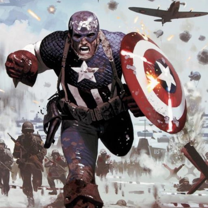 "Captain America #615" Numbered Limited Edition Giclee on Canvas