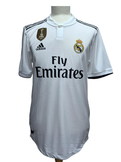 Marcelo's Real Madrid Worn and Signed Shirt, 2018/19 - CharityStars