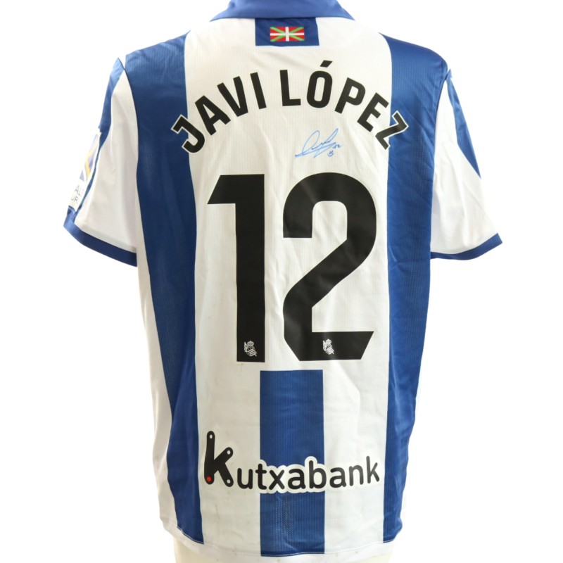 Javi López's Signed Unwashed Shirt, Real Sociedad vs Valladolid 2025