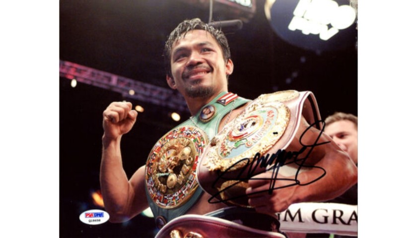 Manny Pacquiao Signed Photograph
