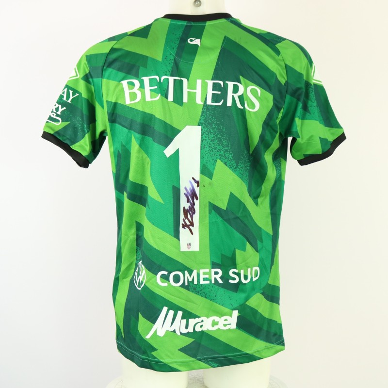 Bethers' unwashed Signed Shirt, Sorrento vs Catania 2024 