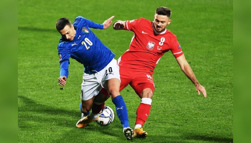 Bernardeschi's Match Shirt, Italy-Poland 2020