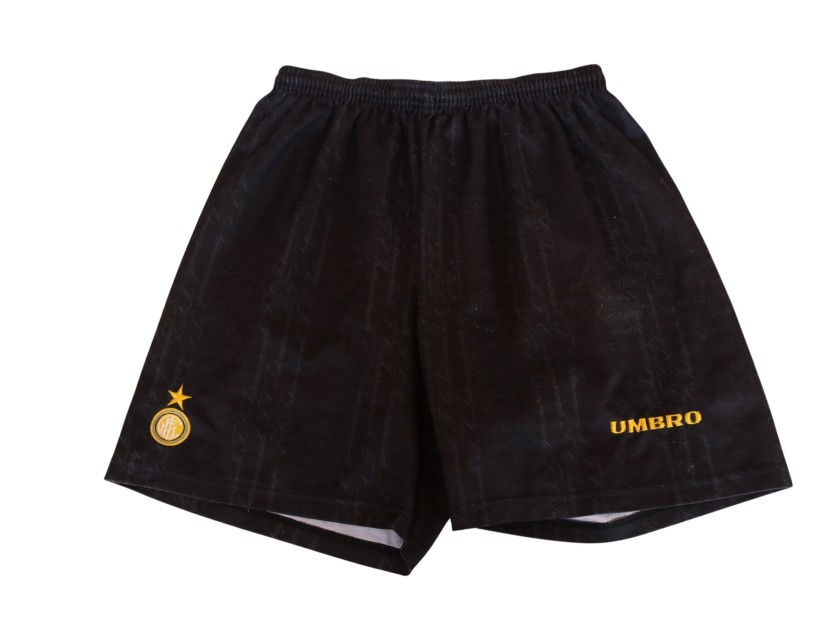 Zanetti's Inter Match-Issued Shorts