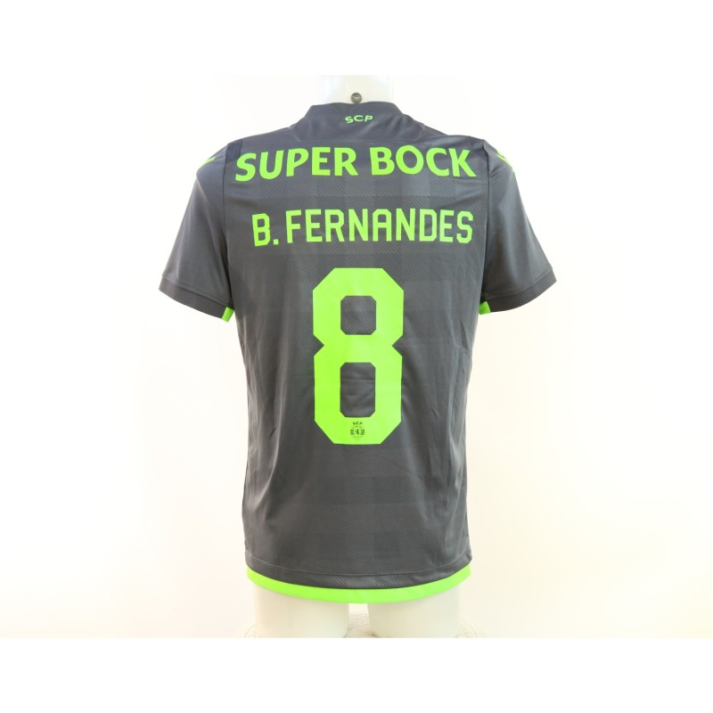 Fernandes' Sporting Lisbon Issued Shirt, 2018/19