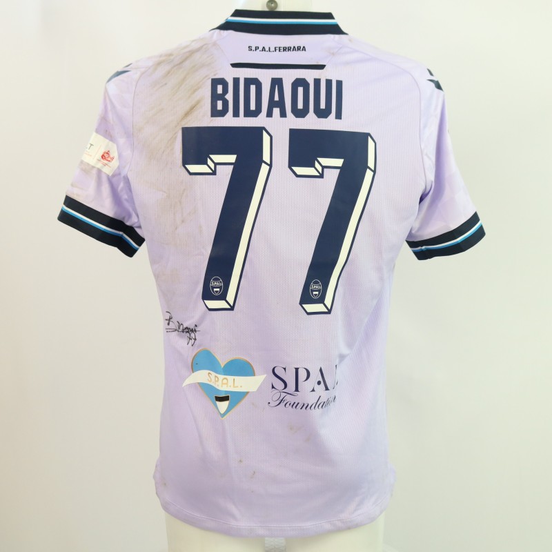 Bidaoui's Signed Unwashed Kit, SPAL vs Pescara 2024 - "LILT" Patch