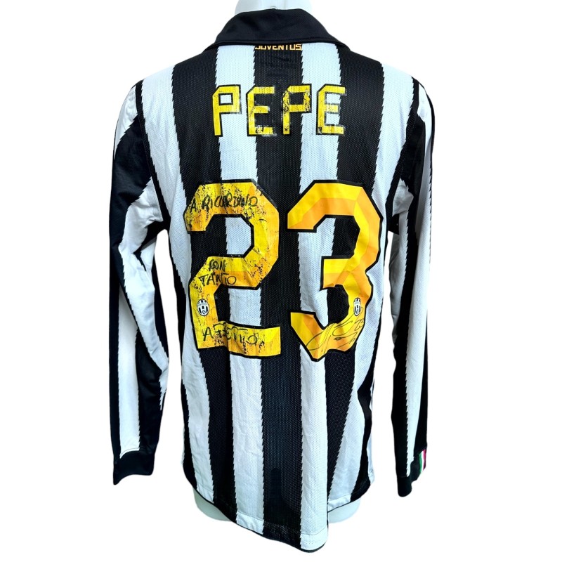 Maglia indossata Pepe Juventus, 2010/11 - Autografata
