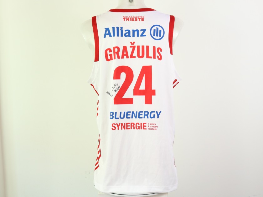Grazulis' Pallacanestro Trieste Signed Game Jersey 2020/21 