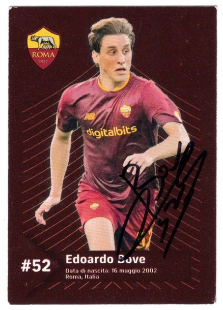 Card Bove Roma, 2022/23 - Signed