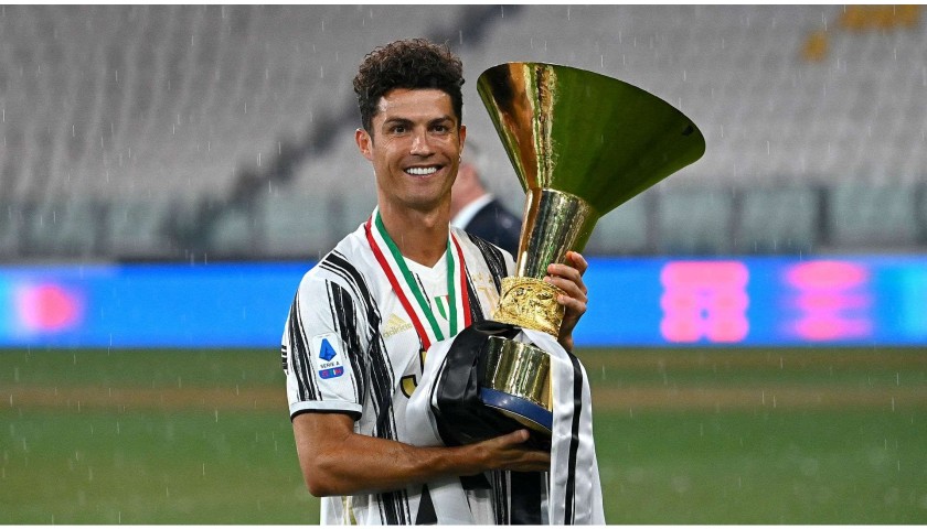 Juventus Celebratory T-Shirt, 2020 - Signed by Cristiano Ronaldo