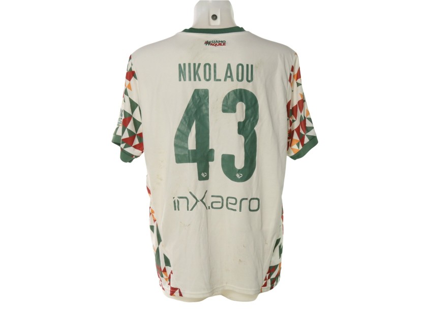 Maglia Nikolaou unwashed Sassuolo vs Palermo 2024