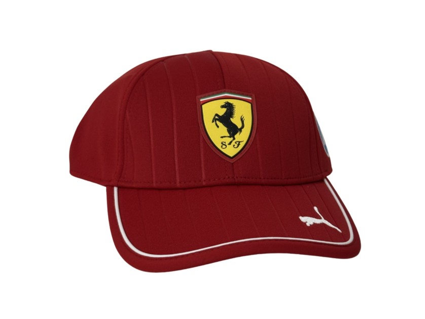 Collection of Three Ferrari Items: Cap + Scale Model Car + Fountain Pen