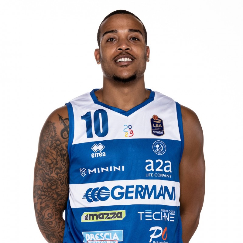 Pallacanestro Brescia Jersey Worn and Signed by Troy Caupain – Nickname Day