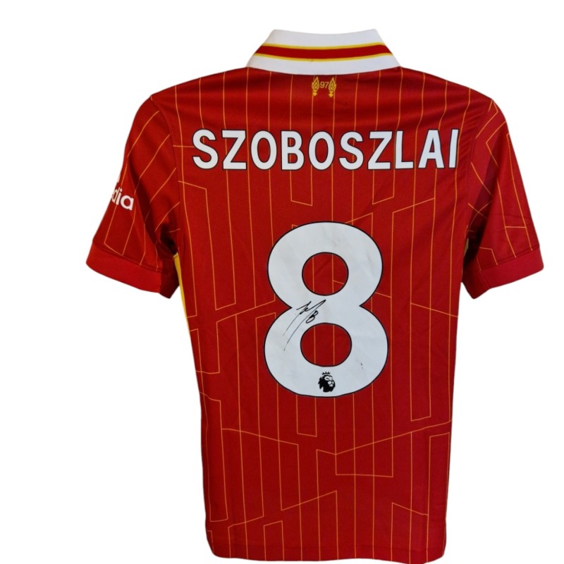 Dominik Szoboszlai's Liverpool 2024/25 Signed Official Shirt