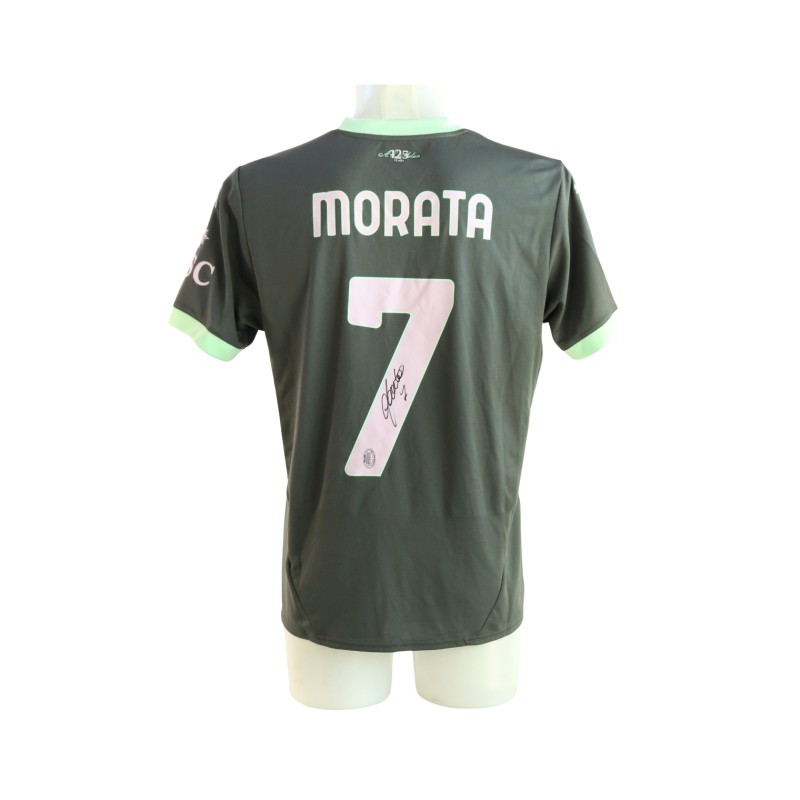 Maglia Ufficiale Morata Milan, 2024/25 - Autografata