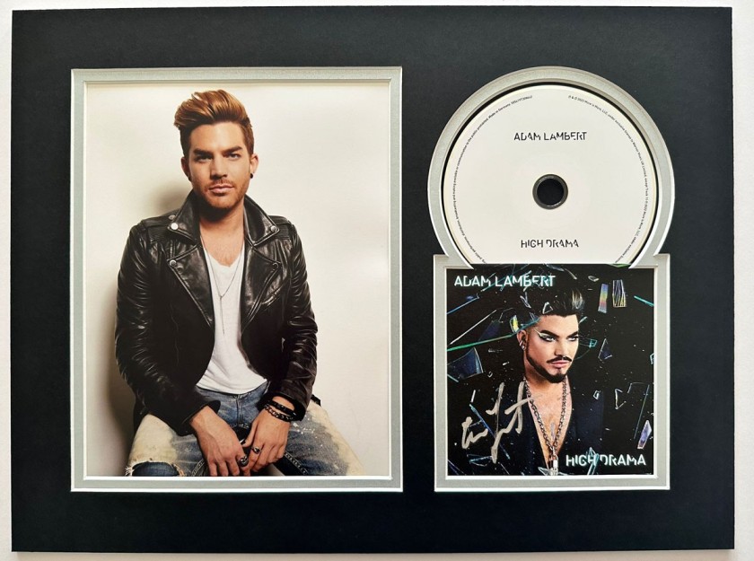 Adam Lambert Signed and Mounted CD