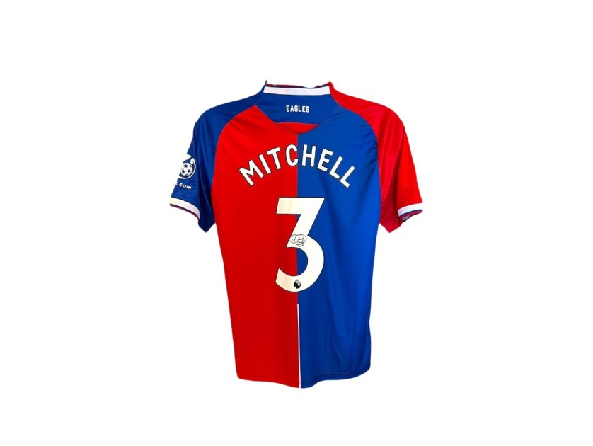 Tyrick Mitchell's Crystal Palace 2023/24 Signed Replica Shirt