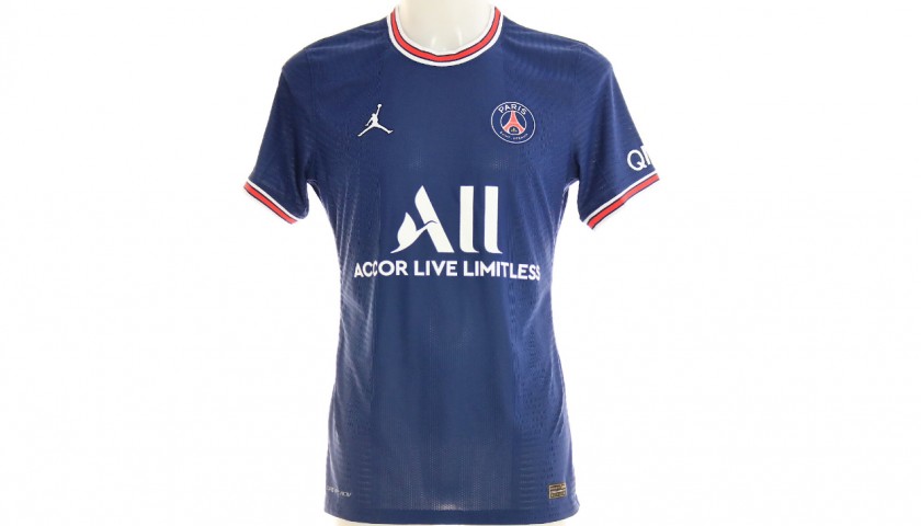 Neymar's PSG Match-Issued Shirt, 2021/22 - CharityStars