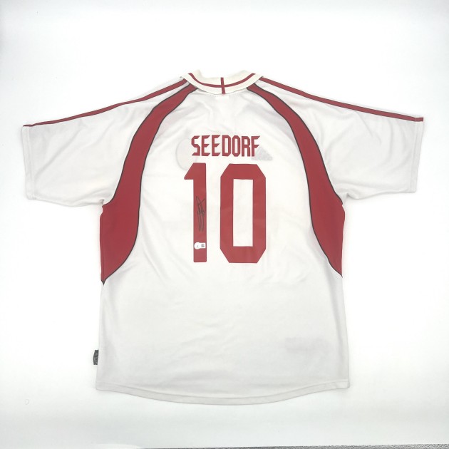 Maglia firmata da Clarence Seedorf per il Milan, 2011/2012