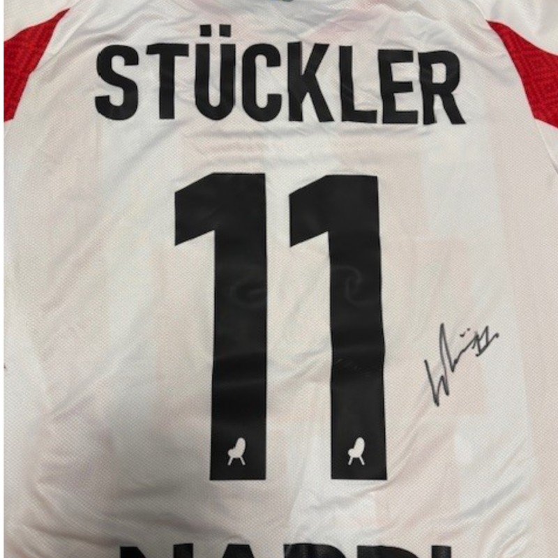 Stuckler's Signed Unwashed Shirt, LR Vicenza vs Pergolettese 2026 - Special Patch Earth Day