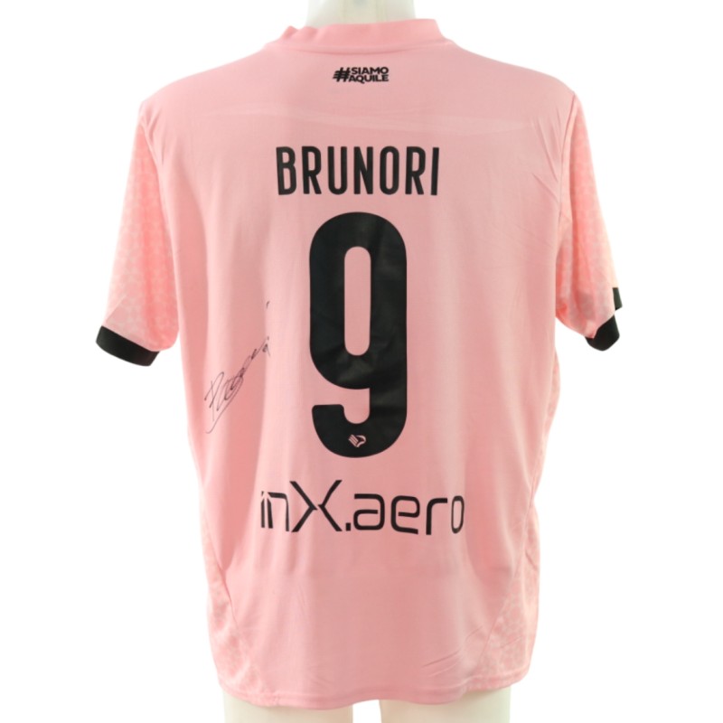 Brunori's Signed Unwashed Shirt, Palermo vs Cremonese 2025