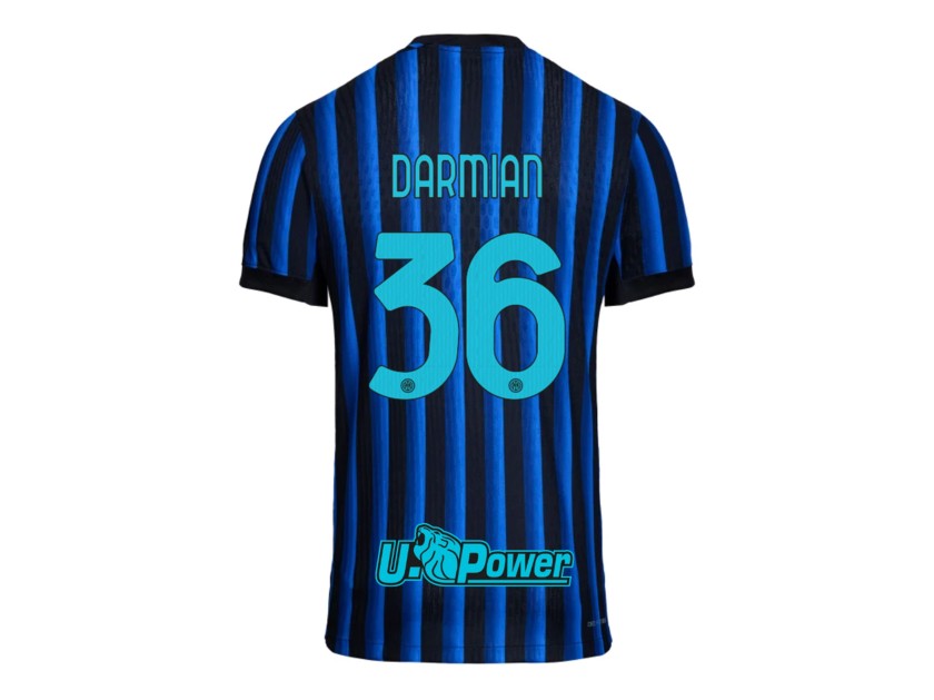 Darmian's Inter Milan 2025/26 Signed with Personalised Dedication Shirt