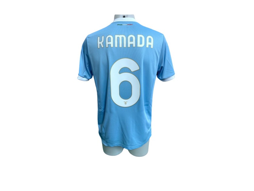 Kamada's Match-Issued Shirt, Lazio vs Empoli 2024 - Special 50th Anniversary First Scudetto