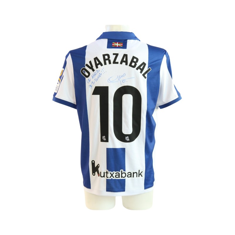 Oyarzabal's Real Sociedad vs Real Madrid Signed Unwashed Shirt, Copa Del Rey 2025