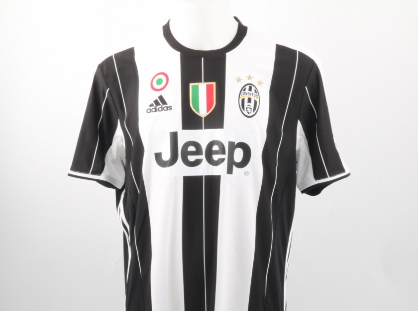 Official Pjanic Juventus 2016/17 shirt, Italy Supercup - Signed 