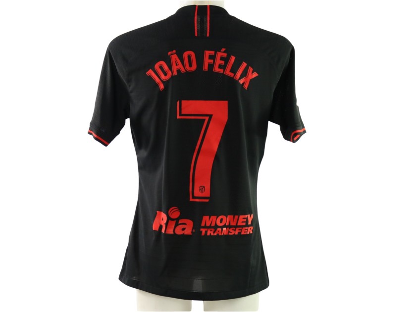 Joao Felix's Atletico Madrid Match-Issued Shirt, 2019/20