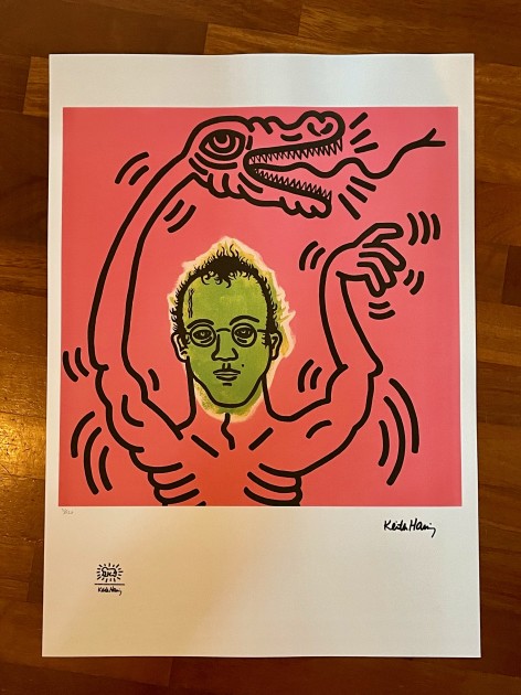 Keith Haring Signed Lithograph 