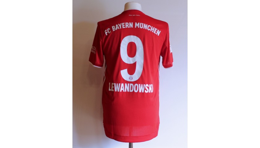 Robert Lewandowski's Bayern Munich Match Shirt 