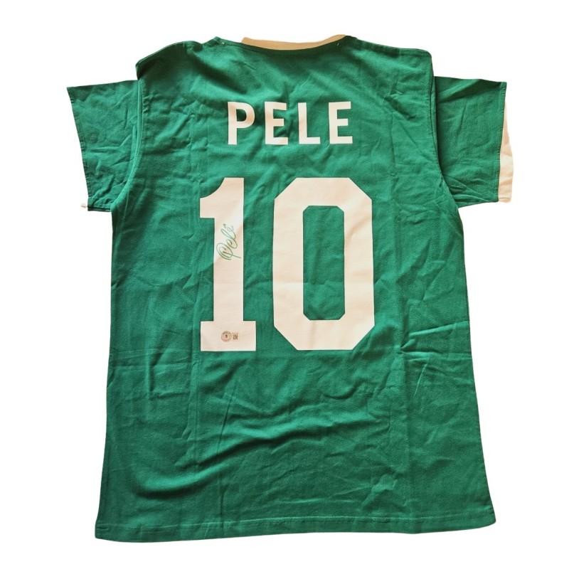 Pele Official New York Cosmos Signed Shirt
