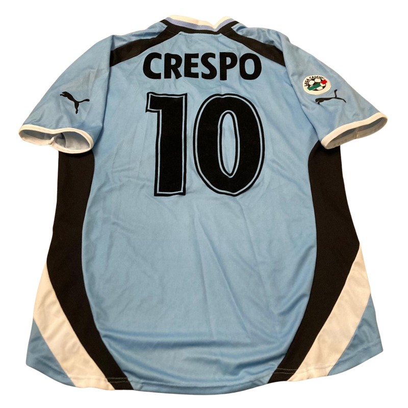 Maglia Crespo Lazio preparata 2000/01