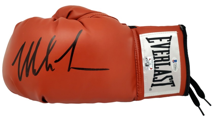 Mike Tyson Signed Red Everlast Boxing Glove 