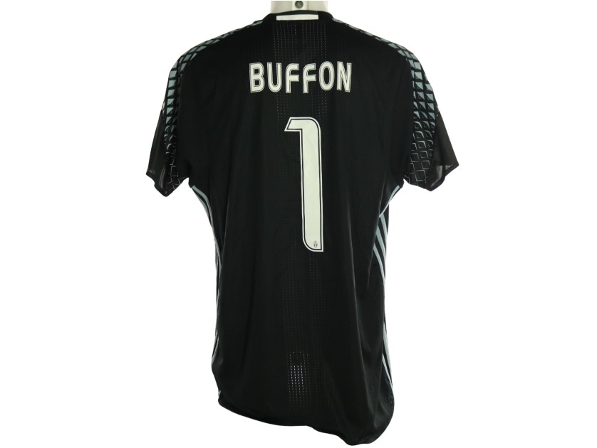 Buffon's Juventus Match-Issued Shirt, UCL 2016/17